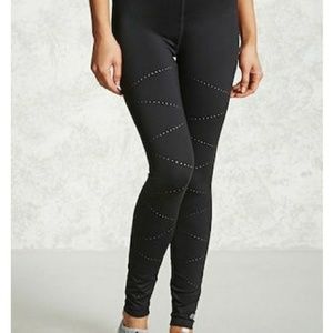 F21 Lasercut *Crop* Leggings